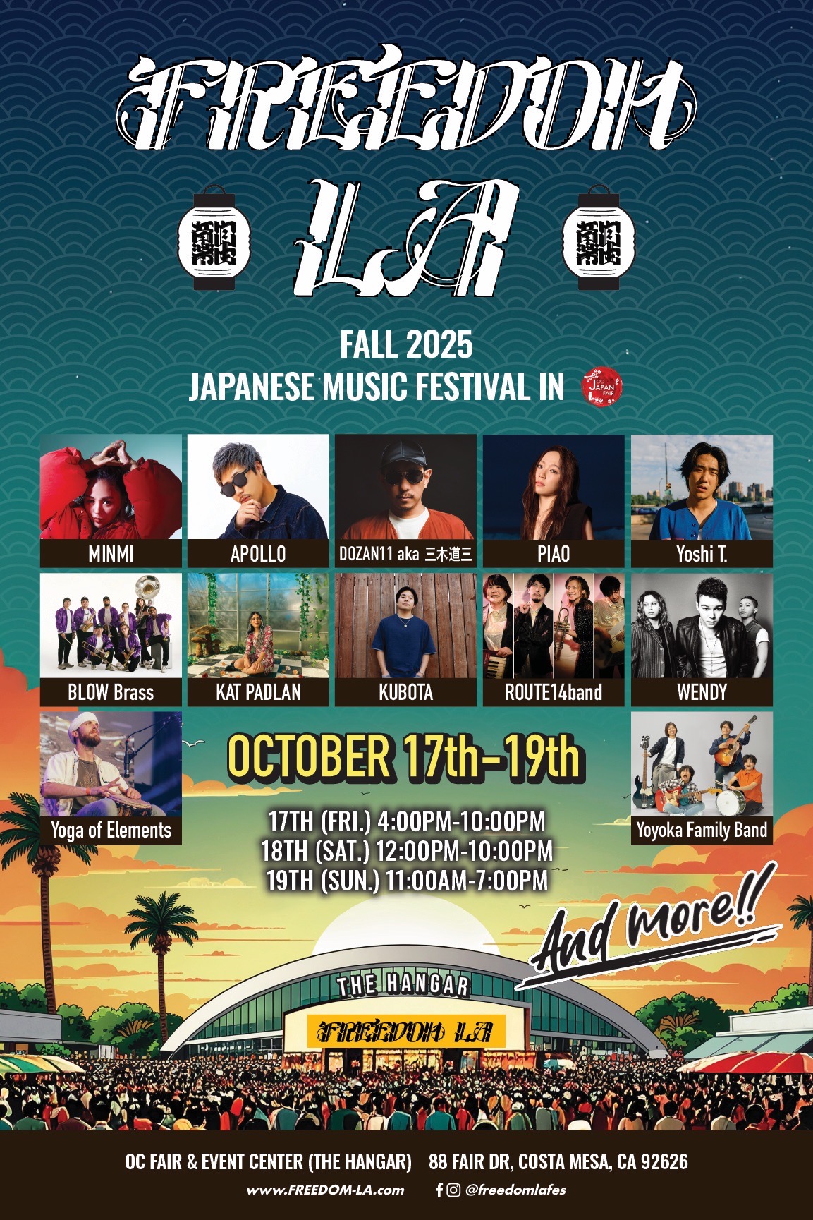 Orphaned Landオーファンド・ランド自主デモ1st〜6th、限定ライブ Freedom LA Fall 2025 アーティスト発表!! - 2017-2025 MINMI